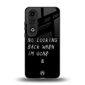 no looking back back phone cover | glass case for oneplus nord ce 4