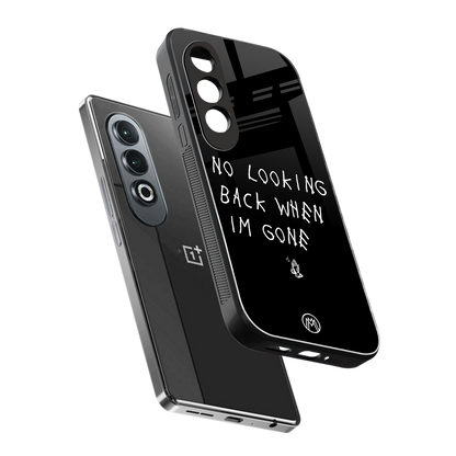 no looking back back phone cover | glass case for oneplus nord ce 4