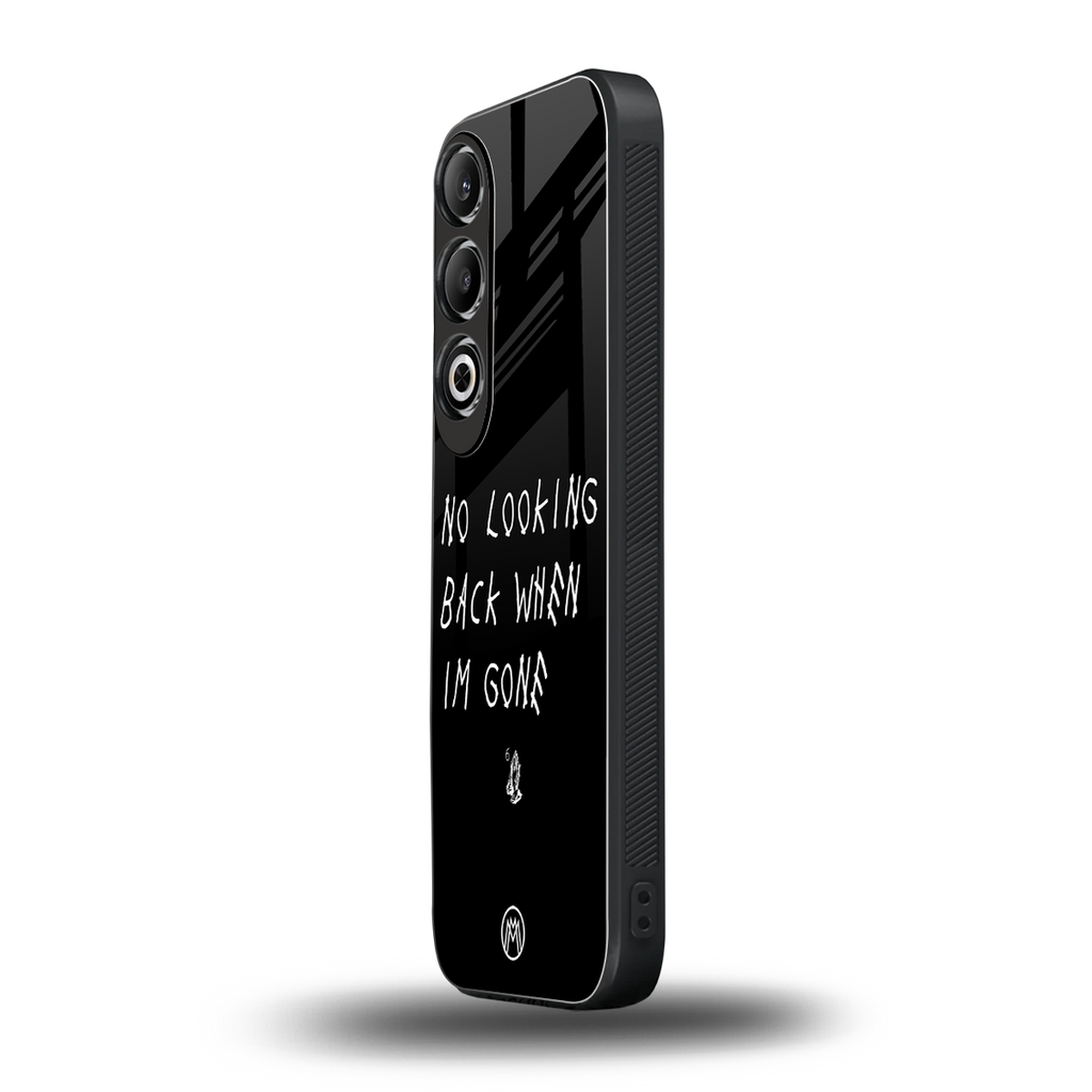 no looking back back phone cover | glass case for oneplus nord ce 4