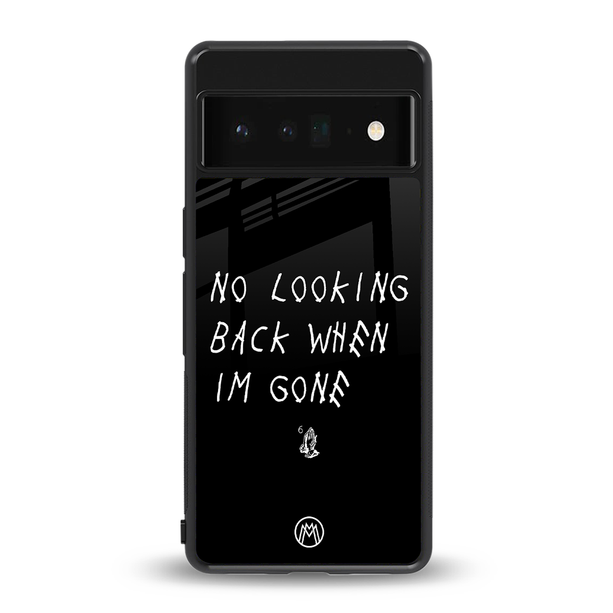 no looking back back phone cover | glass case for google pixel 6 pro
