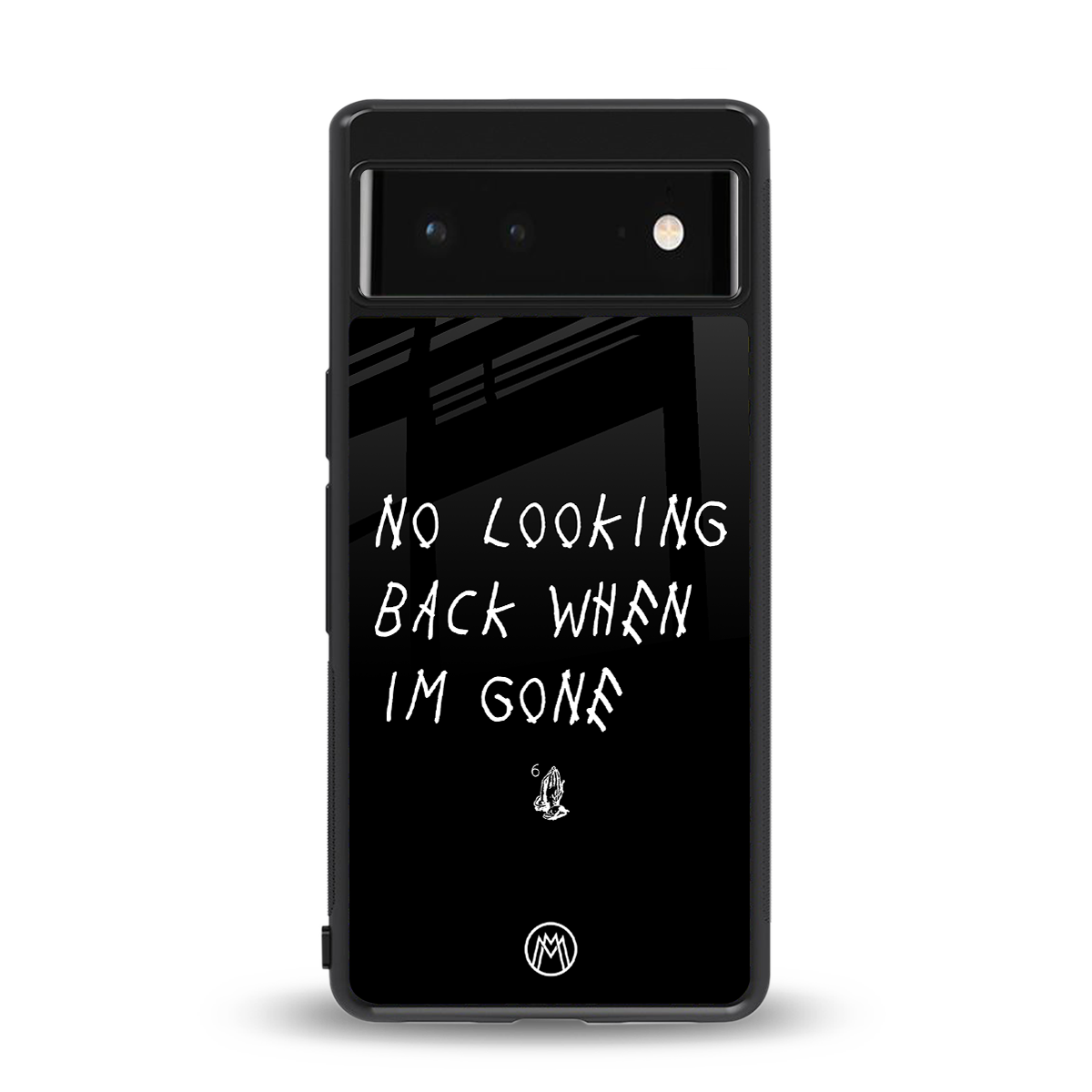 no looking back back phone cover | glass case for google pixel 6