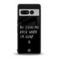 no looking back back phone cover | glass case for google pixel 7 pro