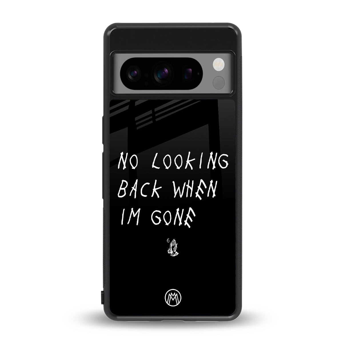 no looking back back phone cover | glass case for google pixel 8 pro