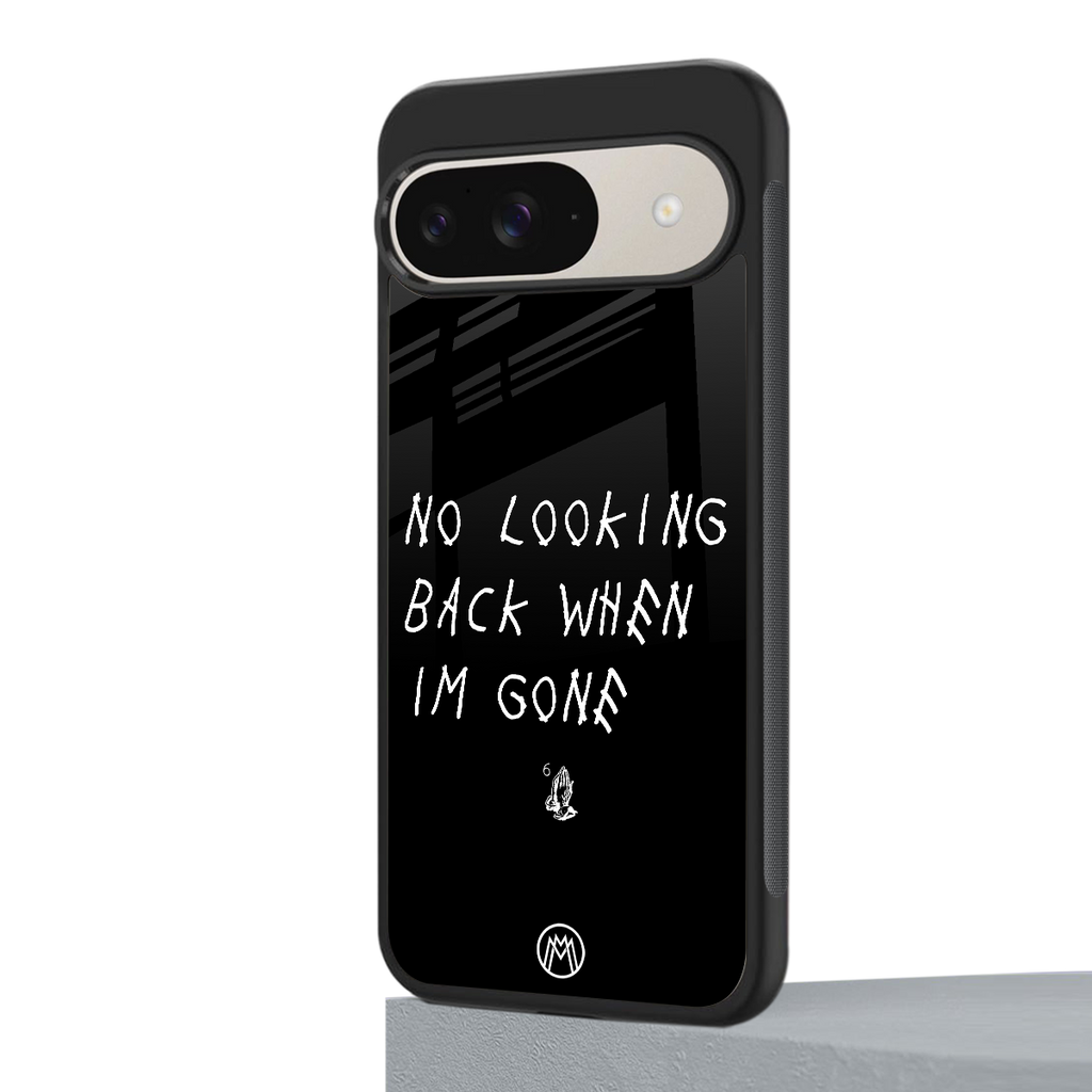 no looking back back phone cover | glass case for google pixel 9