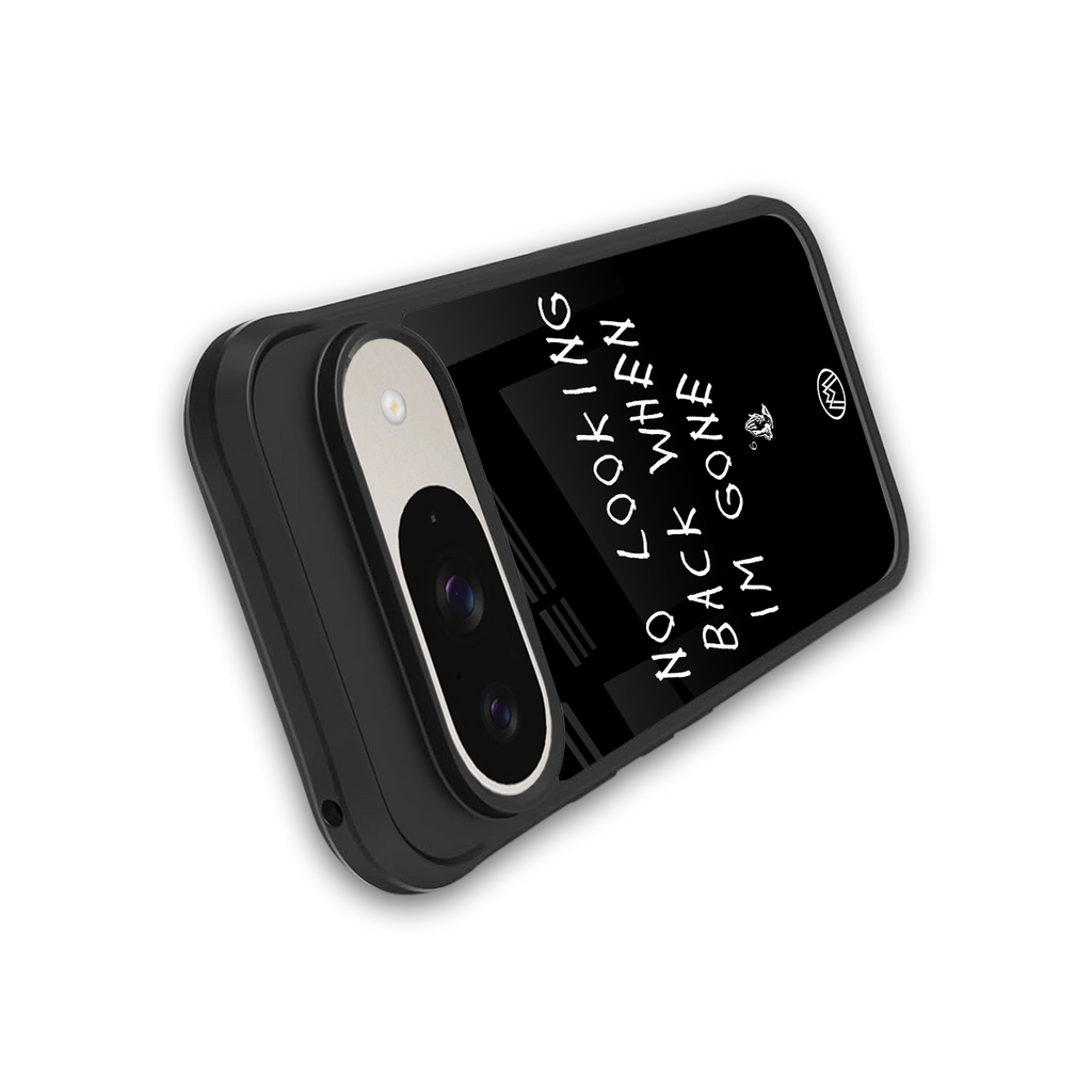 no looking back back phone cover | glass case for google pixel 9