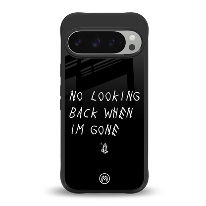 no looking back back phone cover | glass case for google pixel 9 pro