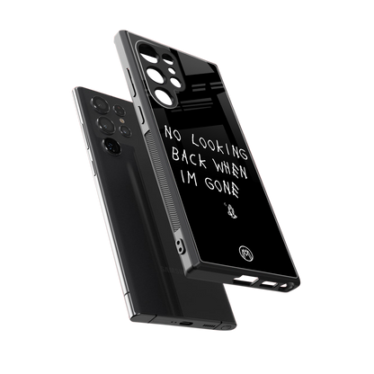 no looking back back phone cover | glass case for samsung galaxy s24 ultra