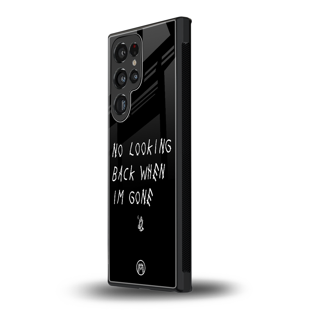 no looking back back phone cover | glass case for samsung galaxy s23 ultra