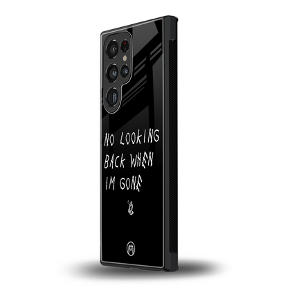 no looking back back phone cover | glass case for samsung galaxy s23 ultra