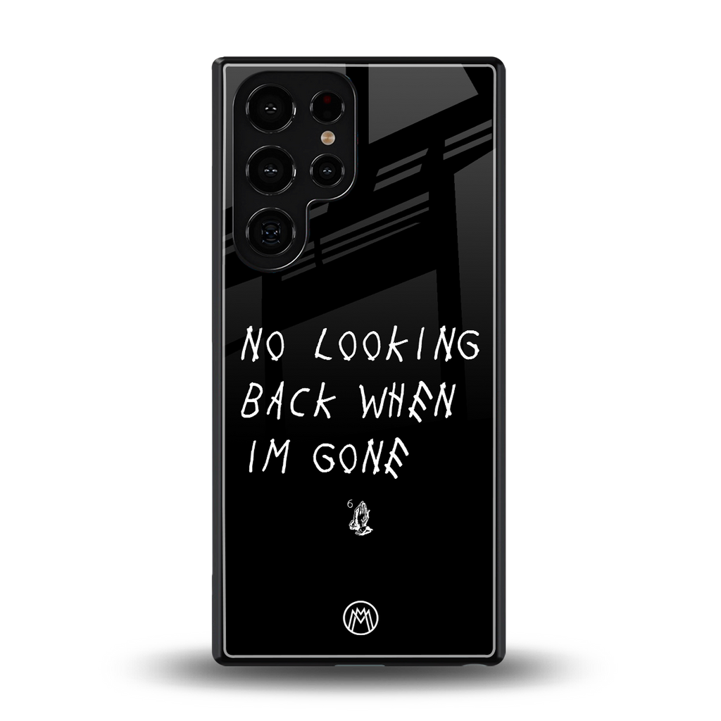 no looking back back phone cover | glass case for samsung galaxy s25 ultra