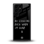 no looking back back phone cover | glass case for samsung galaxy s25 ultra