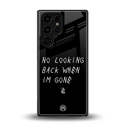 no looking back back phone cover | glass case for samsung galaxy s25 ultra