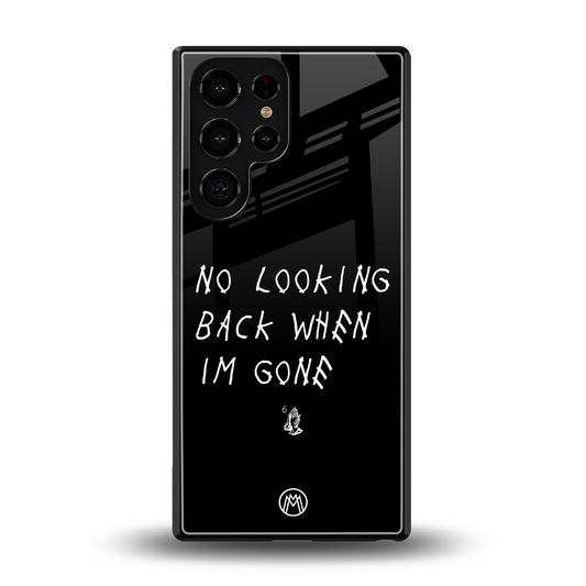 no looking back back phone cover | glass case for samsung galaxy s25 ultra