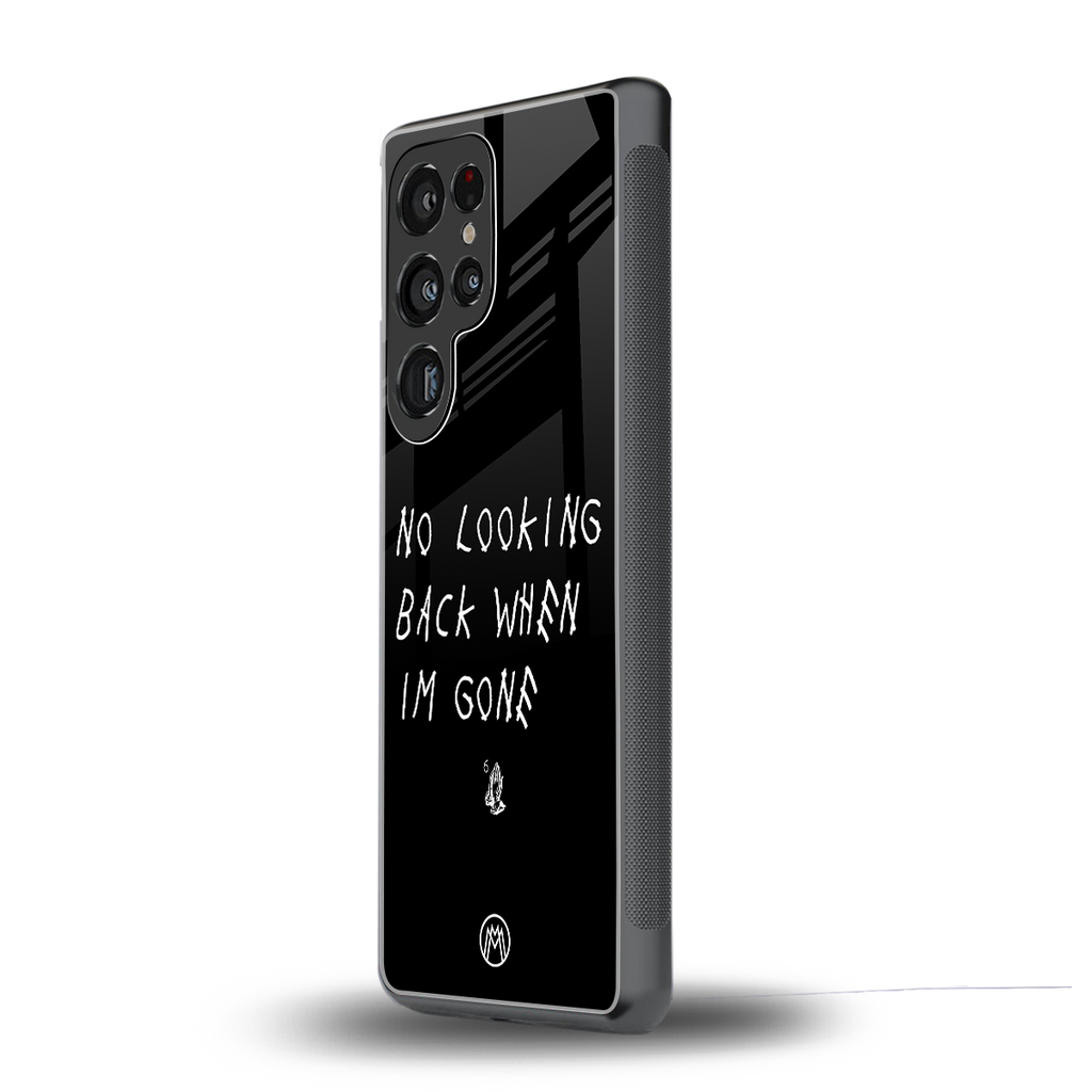 no looking back back phone cover | glass case for samsung galaxy s25 ultra