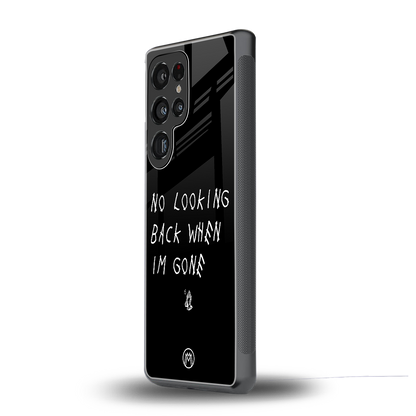 no looking back back phone cover | glass case for samsung galaxy s25 ultra