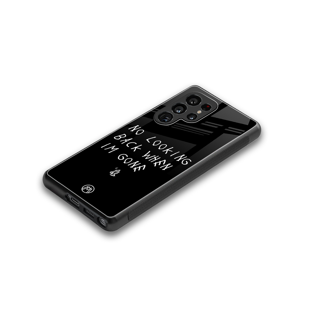 no looking back back phone cover | glass case for samsung galaxy s25 ultra