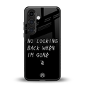 no looking back back phone cover | glass case for samsung galaxy s25 plus