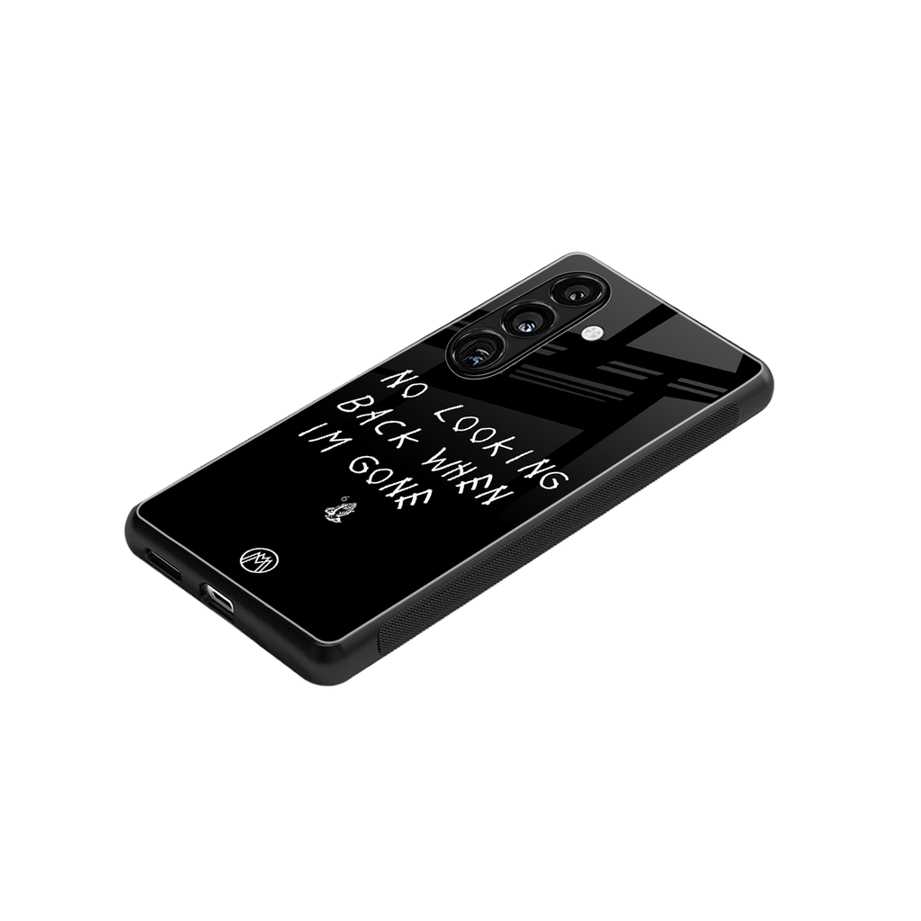 no looking back back phone cover | glass case for samsung galaxy s24