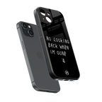 no looking back back phone cover | glass case for iphone 15