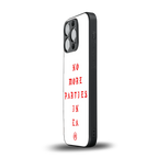 no more parties in la back phone cover | glass case for iphone 13 pro