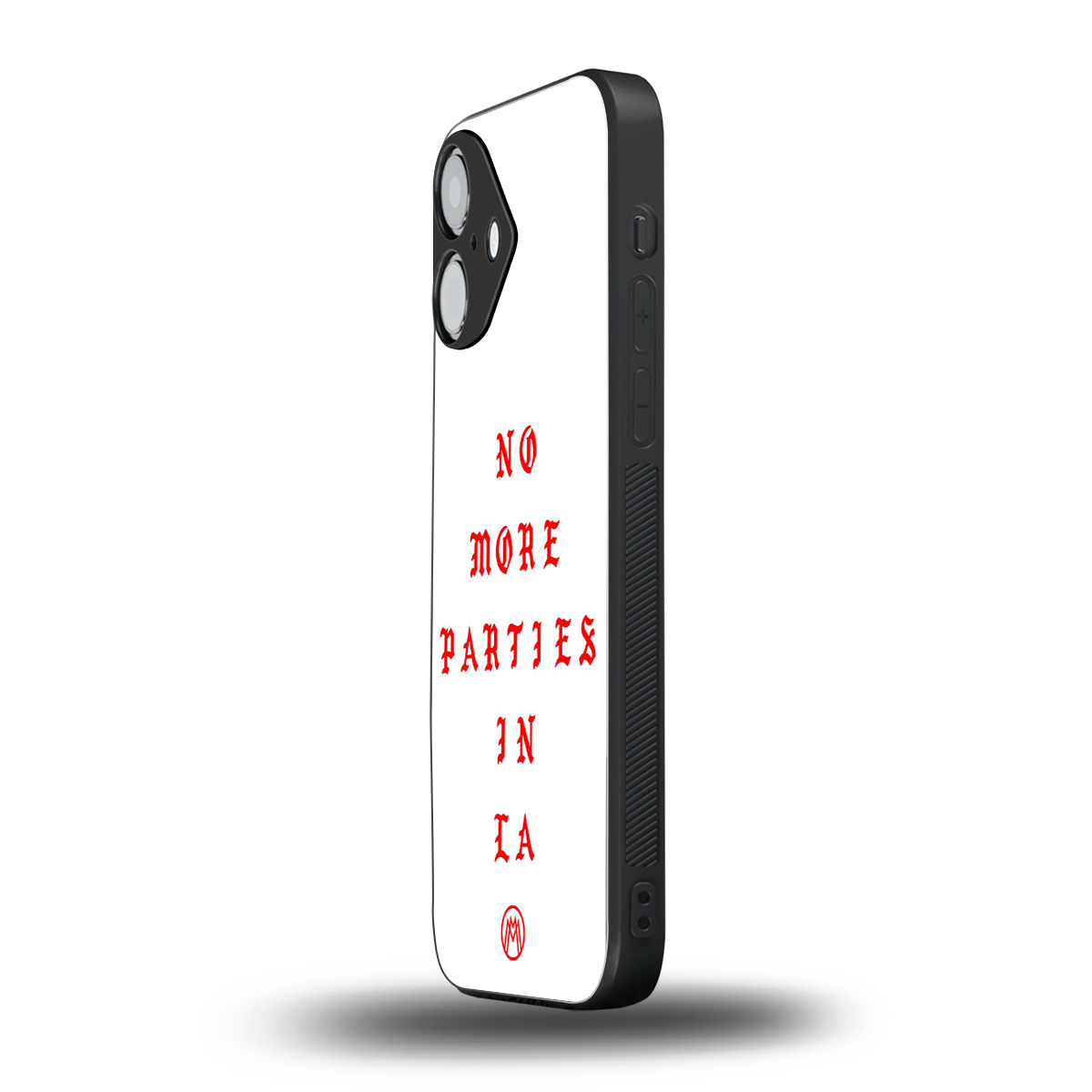 no more parties in la back phone cover | glass case for iphone 16
