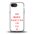 no more parties in la back phone cover | glass case for iphone 16e