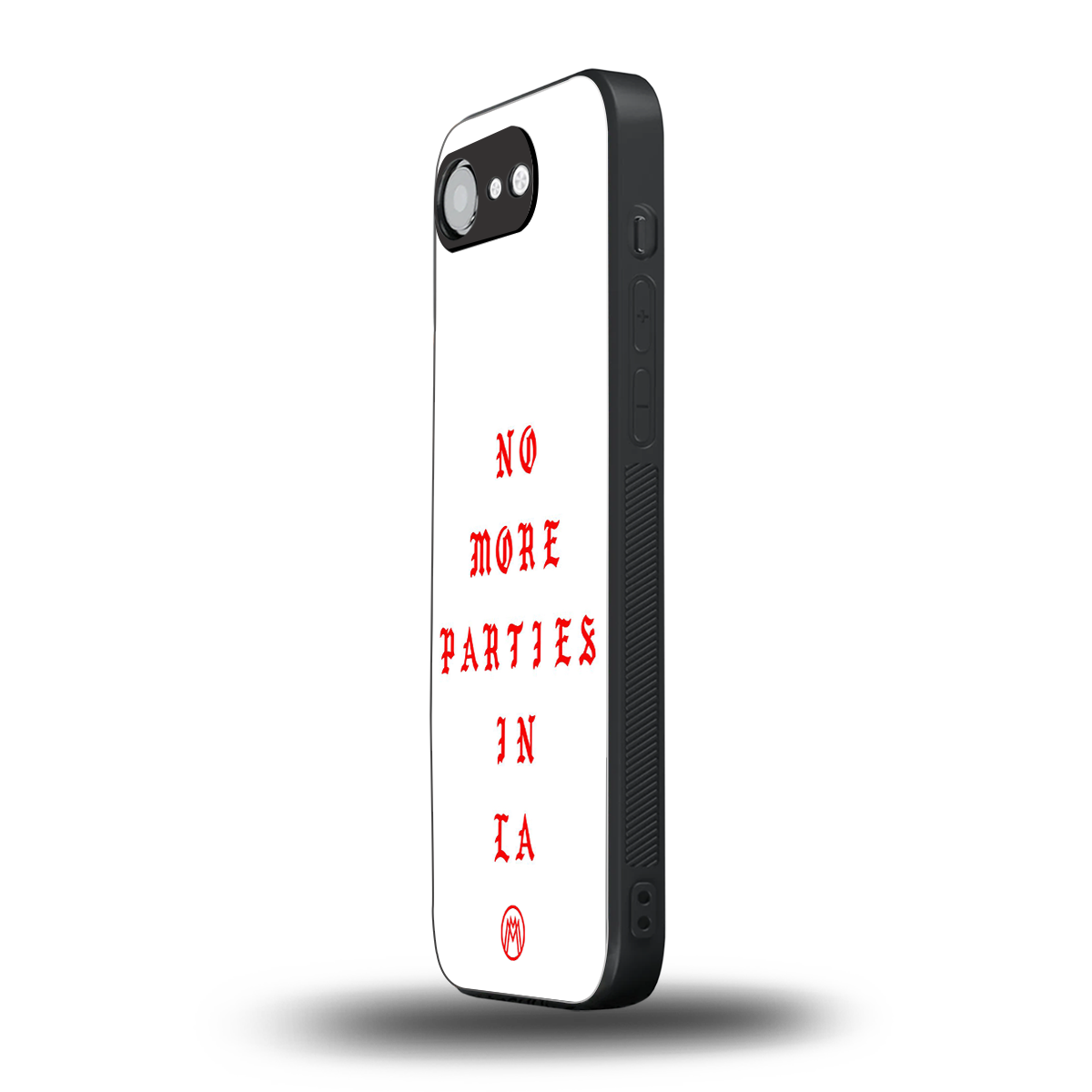 no more parties in la back phone cover | glass case for iphone 16e