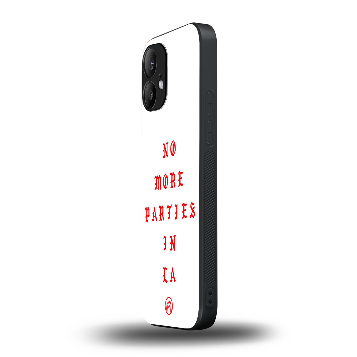 no more parties in la back phone cover | glass case for nothing phone 2