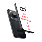 no more parties in la back phone cover | glass case for nothing phone 2a