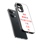 no more parties in la back phone cover | glass case for oneplus nord 3