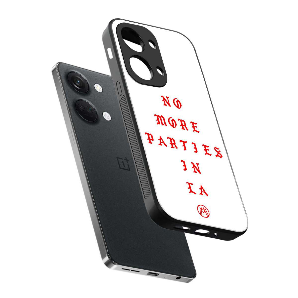 no more parties in la back phone cover | glass case for oneplus nord 3