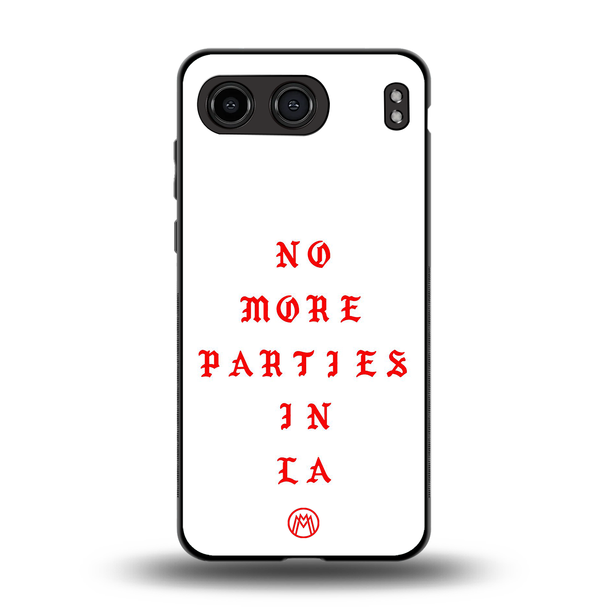 no more parties in la back phone cover | glass case for oneplus nord 4