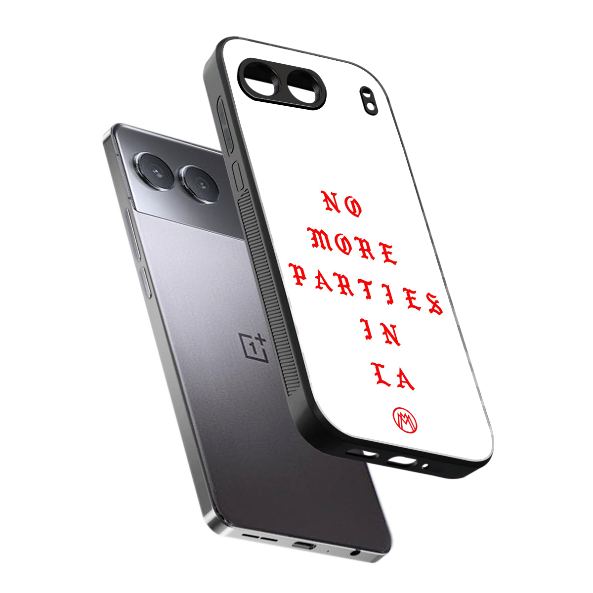 no more parties in la back phone cover | glass case for oneplus nord 4