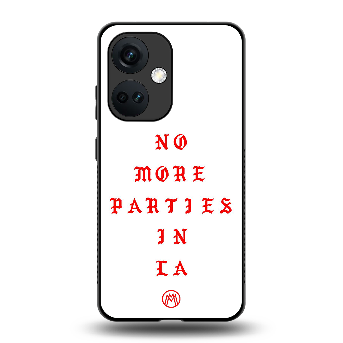 no more parties in la back phone cover | glass case for oneplus nord ce 3