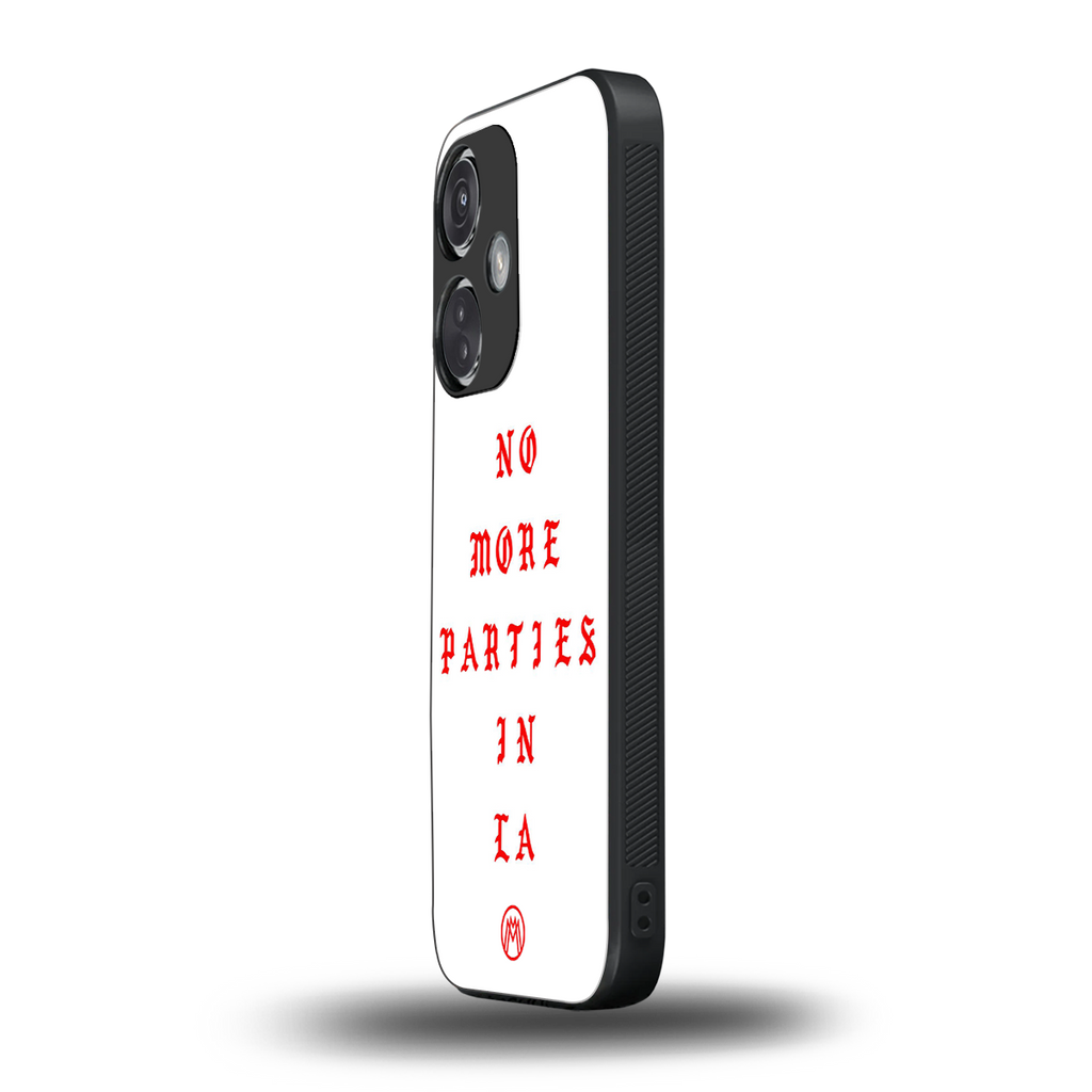 no more parties in la back phone cover | glass case for oneplus nord ce 3