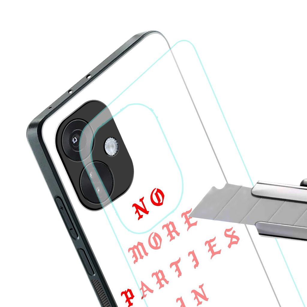 no more parties in la back phone cover | glass case for oneplus nord ce 3