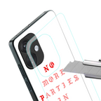 no more parties in la back phone cover | glass case for oneplus nord ce 3