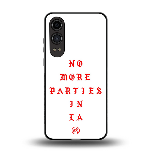 no more parties in la back phone cover | glass case for oneplus nord ce 4 lite