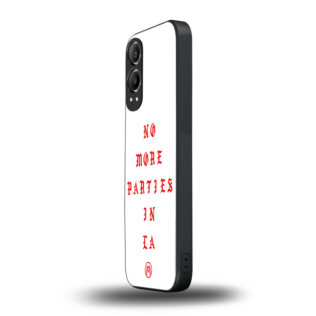 no more parties in la back phone cover | glass case for oneplus nord ce 4 lite