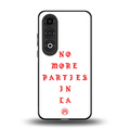 no more parties in la back phone cover | glass case for oneplus nord ce 4