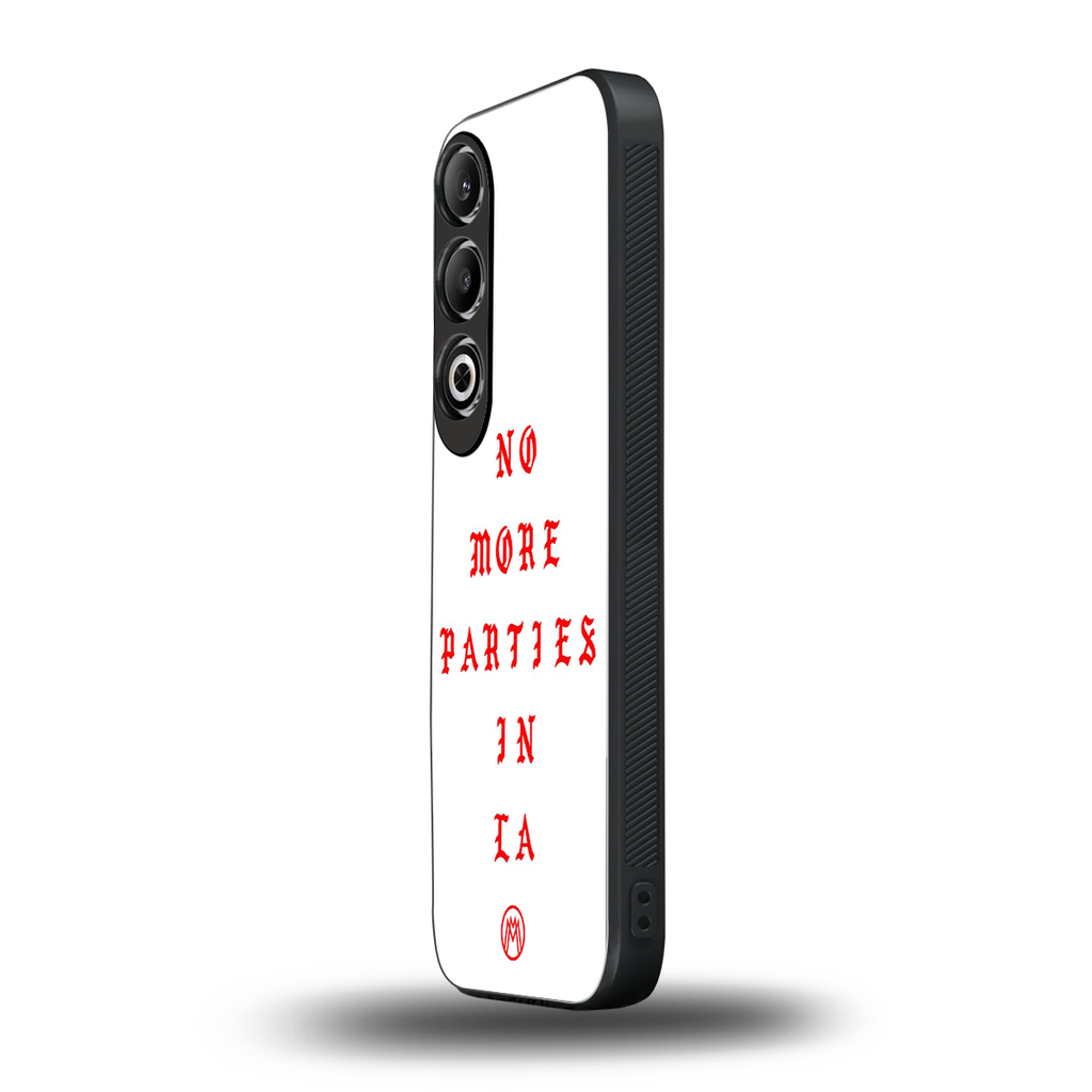 no more parties in la back phone cover | glass case for oneplus nord ce 4