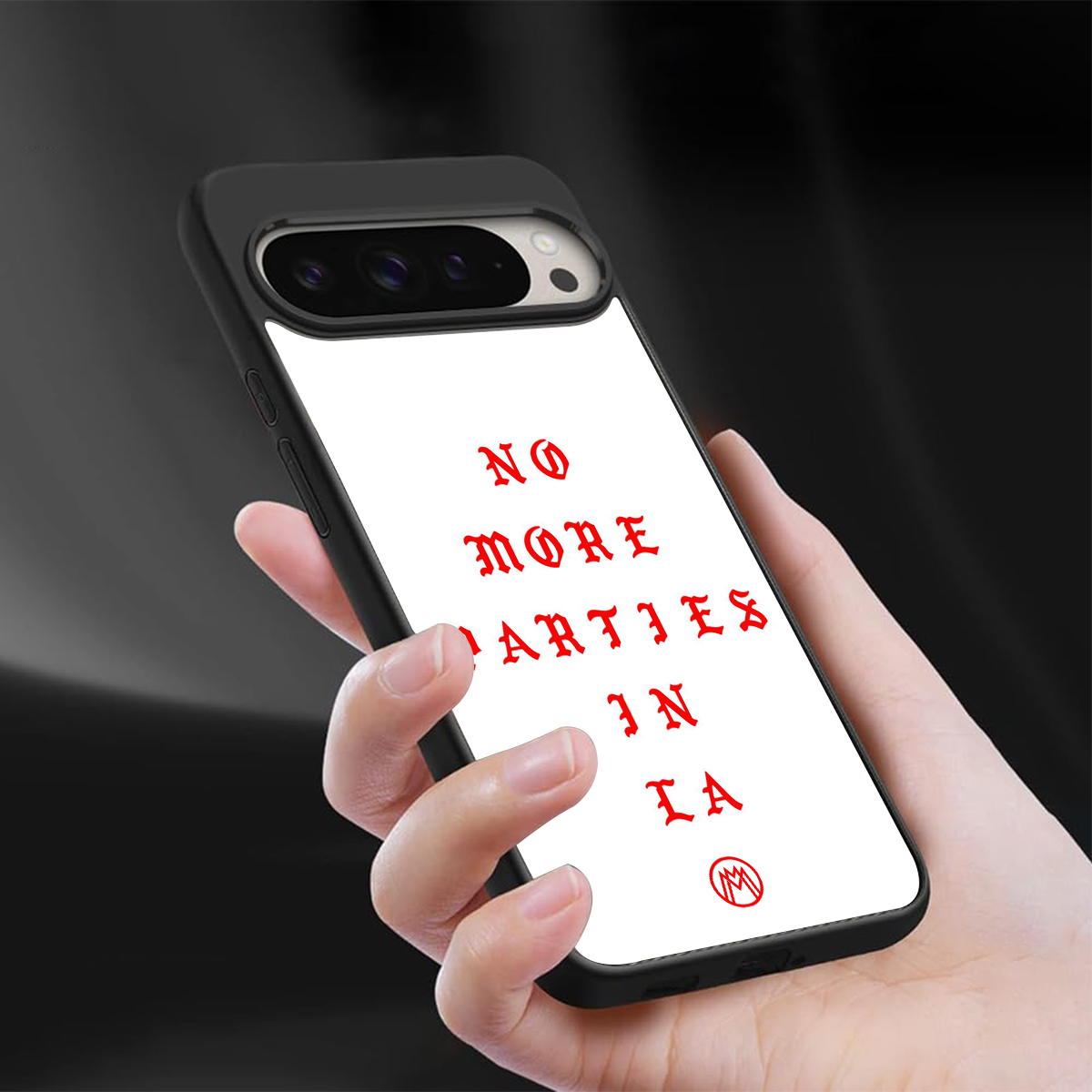 no more parties in la back phone cover | glass case for google pixel 9 pro