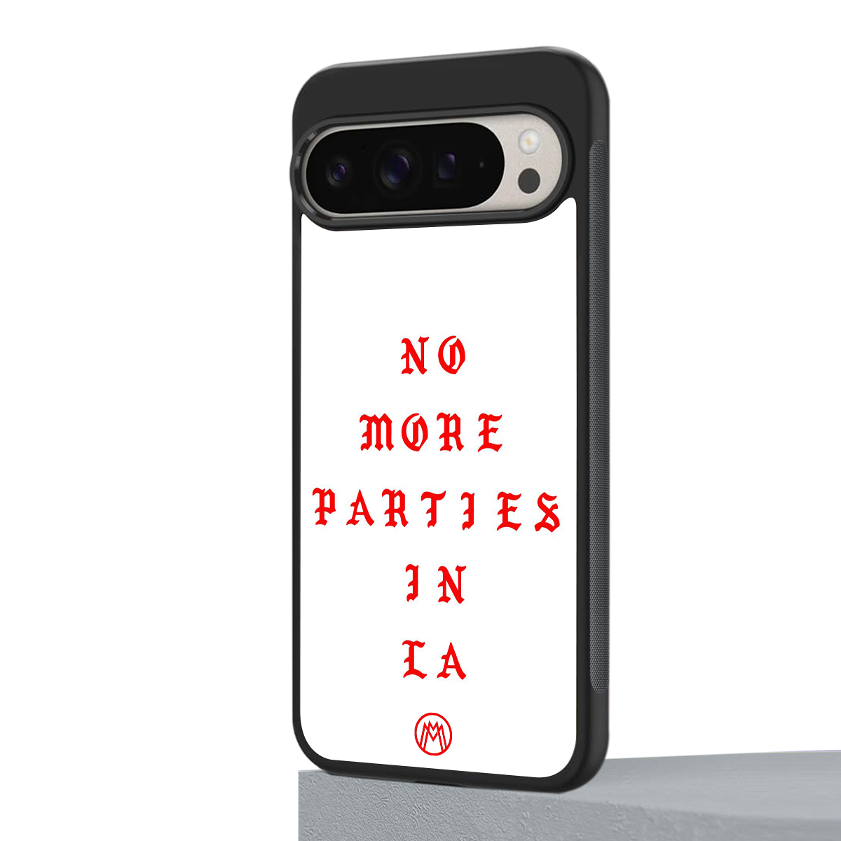 no more parties in la back phone cover | glass case for google pixel 9 pro