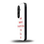 no more parties in la back phone cover | glass case for samsung galaxy s24