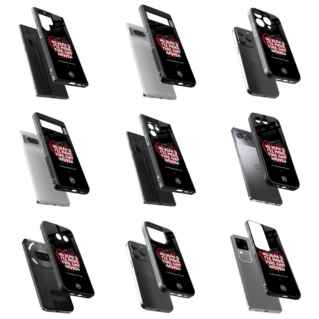 Durable Glass Back Mobile Case for iPhone, Samsung, OnePlus, Google Pixel, Redmi, Vivo, Oppo