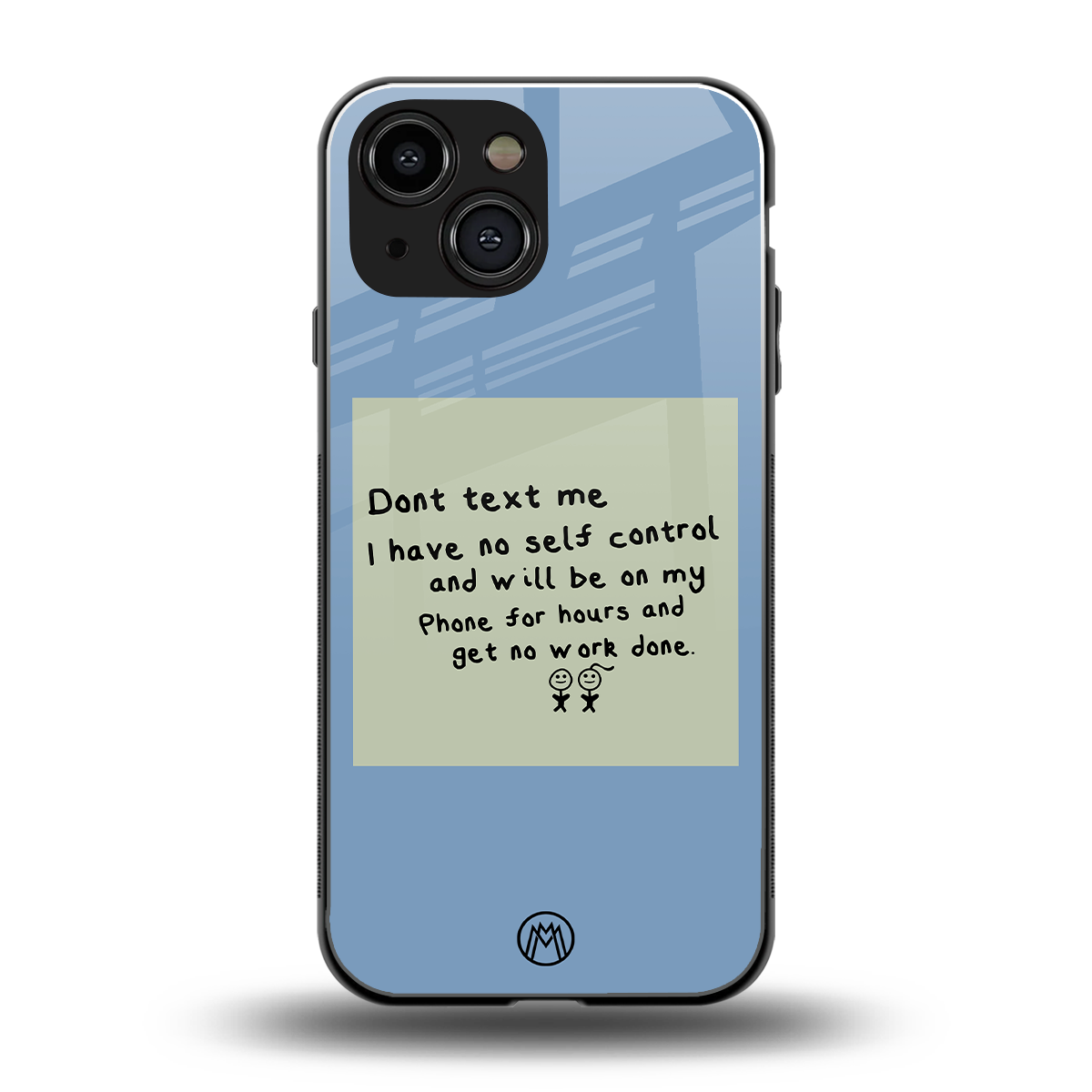 no self control back phone cover | glass case for iphone 13 mini