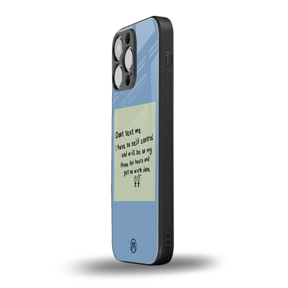 no self control back phone cover | glass case for iphone 13 pro max