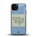 no self control back phone cover | glass case for iphone 13