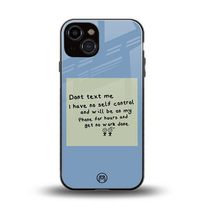 no self control back phone cover | glass case for iphone 13