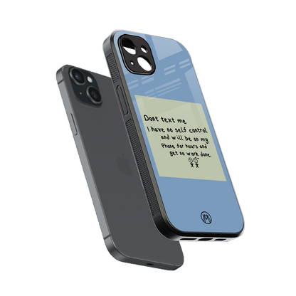 no self control back phone cover | glass case for iphone 15 plus